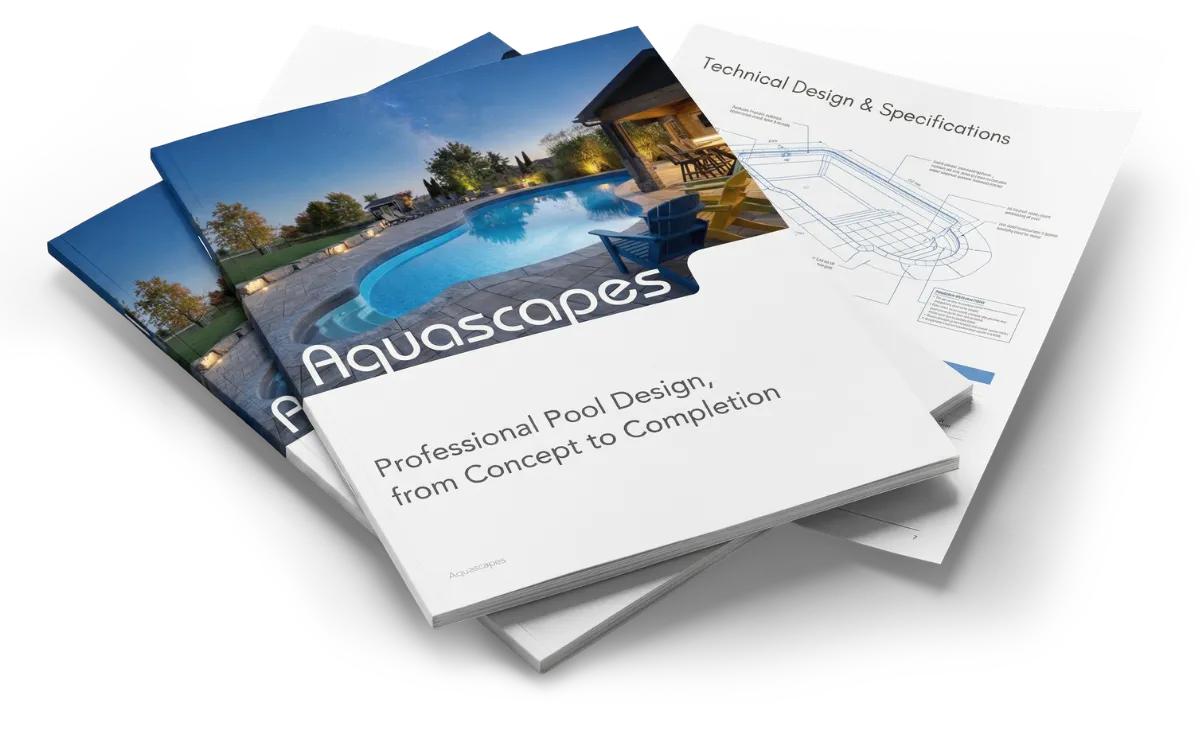 Aquascapes pool design brochure bundle