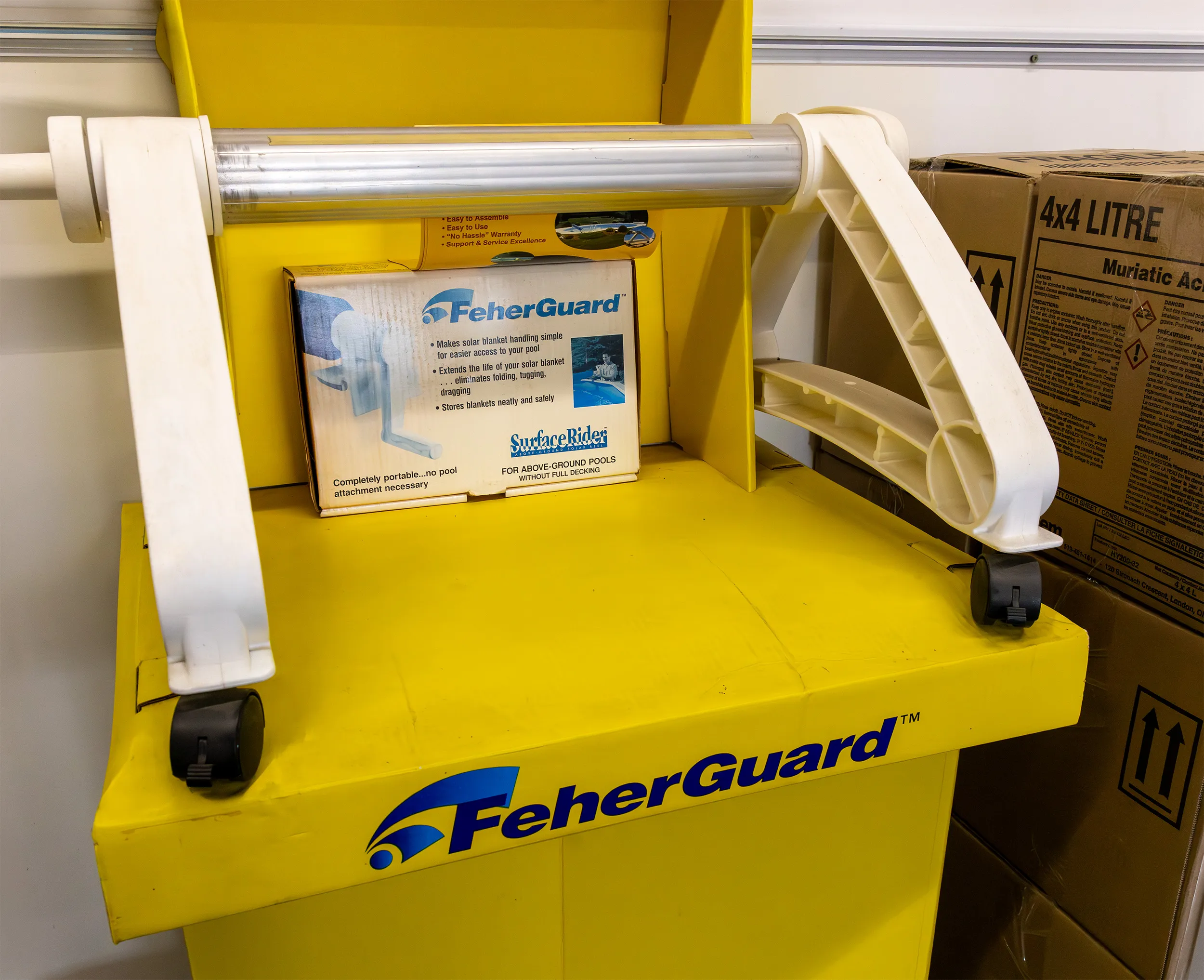 Solar heating and cover systems at the Aquascapes Store