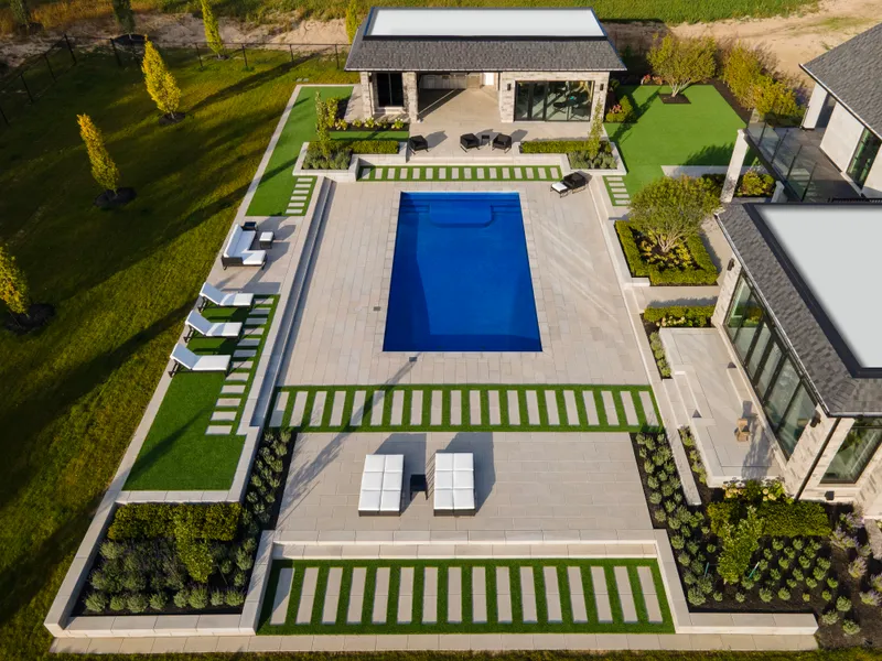 Rectangle pool in Laurelwood — Aquascapes Waterloo Region