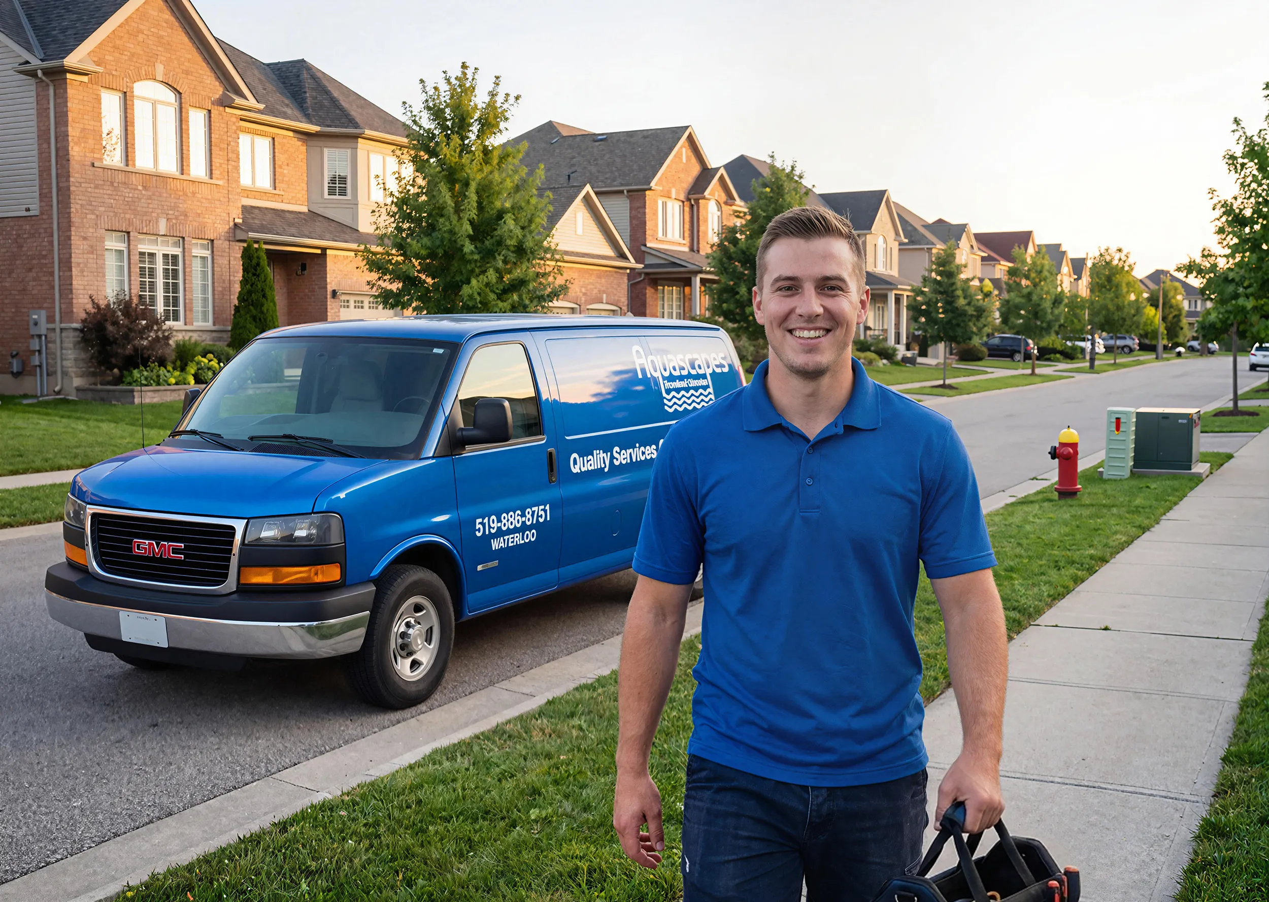 Aquascapes service van — Waterloo Region Region